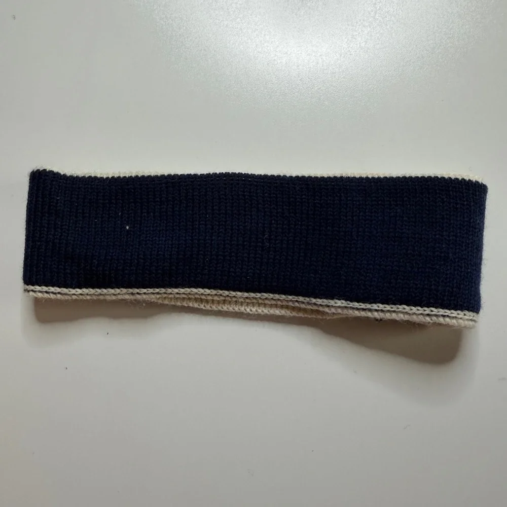 CHAWO OF NORWAY SKI Headband Cream Oslo 1982 Knit Wool Unisex Winter